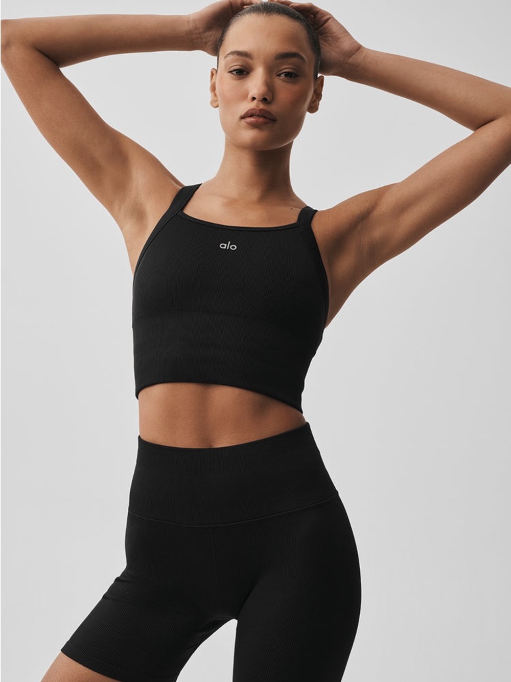 Alo Ribbed Favorite Bra Tank M